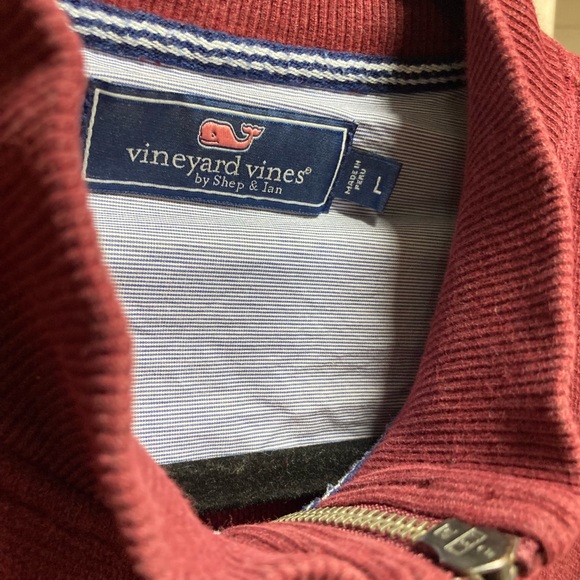 🦌 Great Condition Vineyard Vines Men’s Saltwater Quarter-Zip Pullover Sweater - Picture 4 of 7